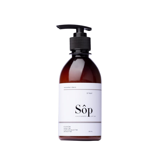 Sôp Natural Hand & Body Lotion Black Musk - Medaid International