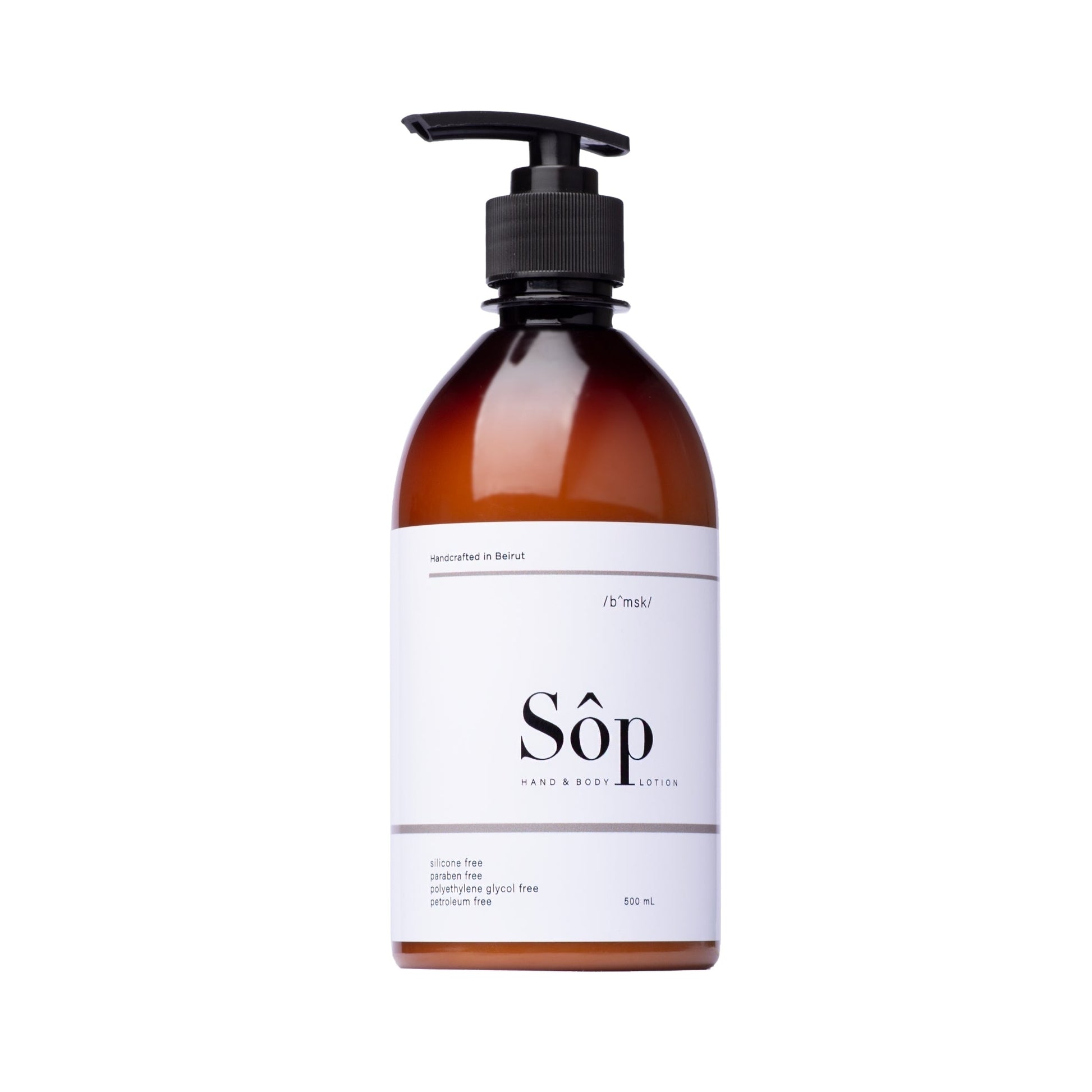 Sôp Natural Hand & Body Lotion Black Musk - Medaid International