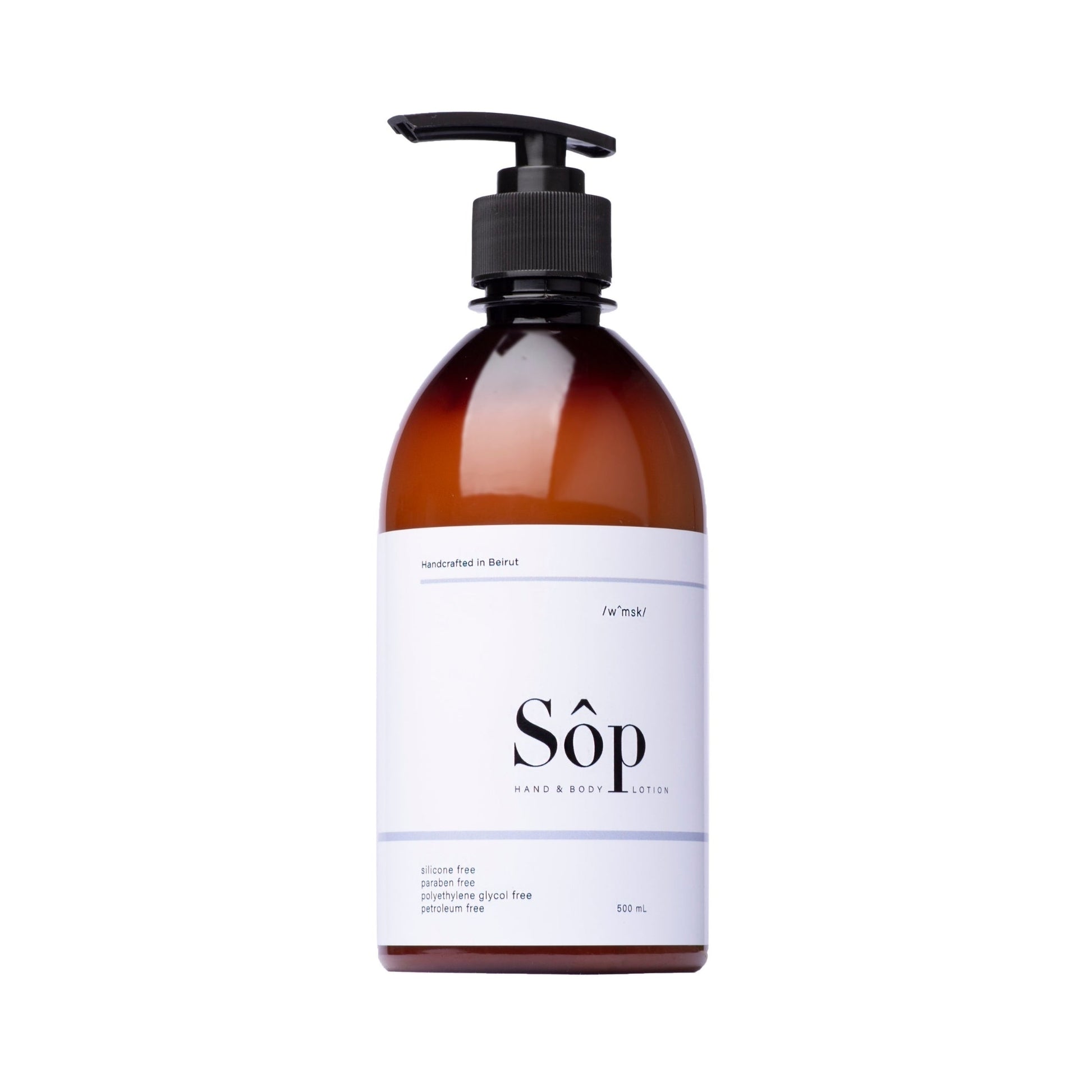 Sôp Natural Hand & Body Lotion White Musk - Medaid International