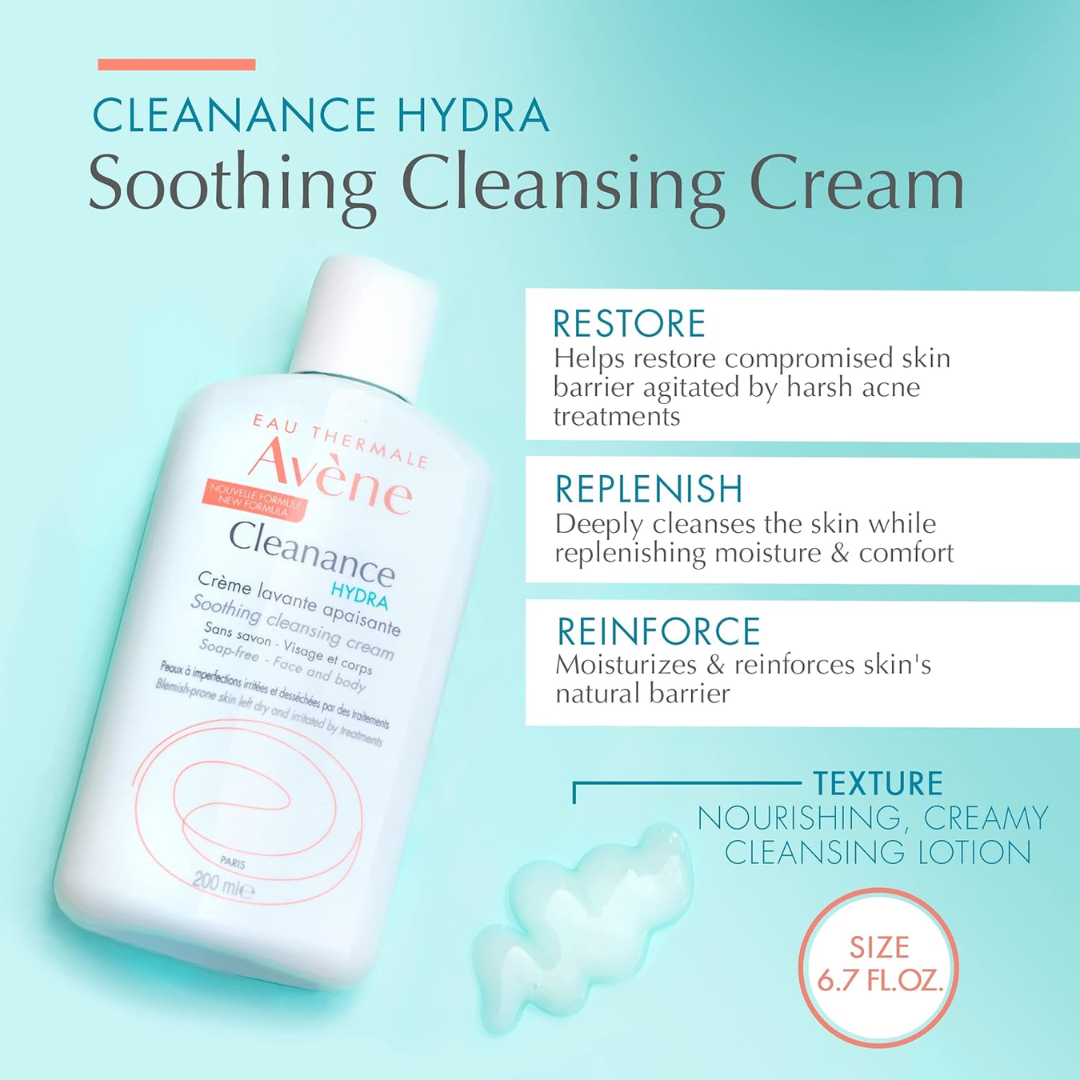Avène Hydra Soothing Cleansing Cream 200ml - Medaid - Lebanon
