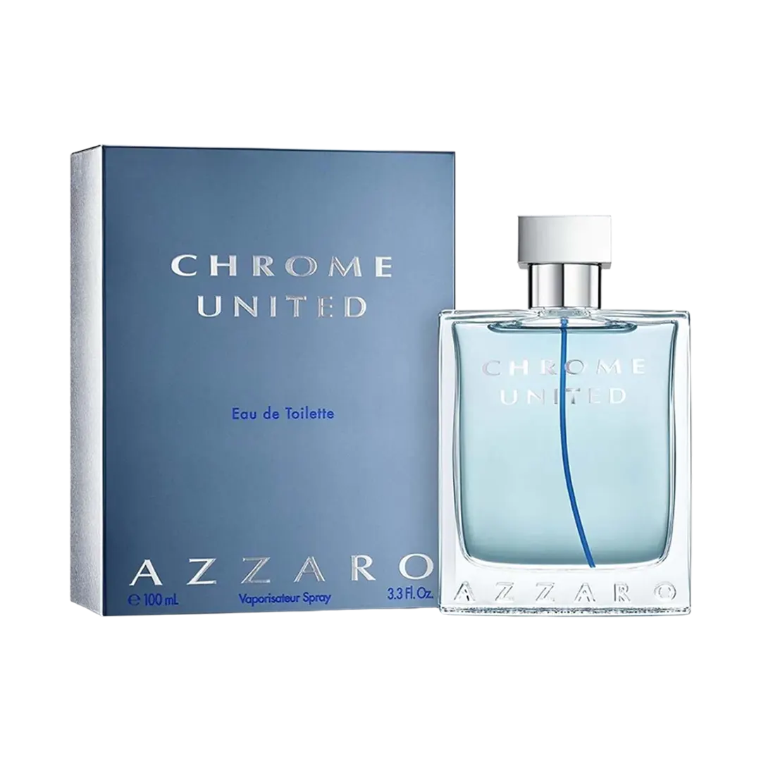 Azzaro Chrome United Eau De Toilette Pour Homme - 2 Sizes - Medaid