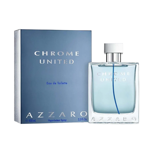 Azzaro Chrome United Eau De Toilette Pour Homme - 2 Sizes - Medaid