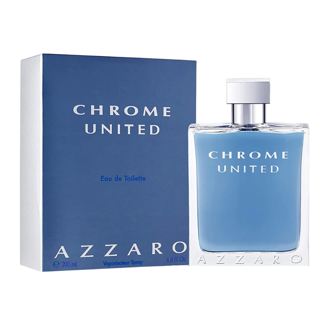 Azzaro Chrome United Eau De Toilette Pour Homme - 2 Sizes - Medaid