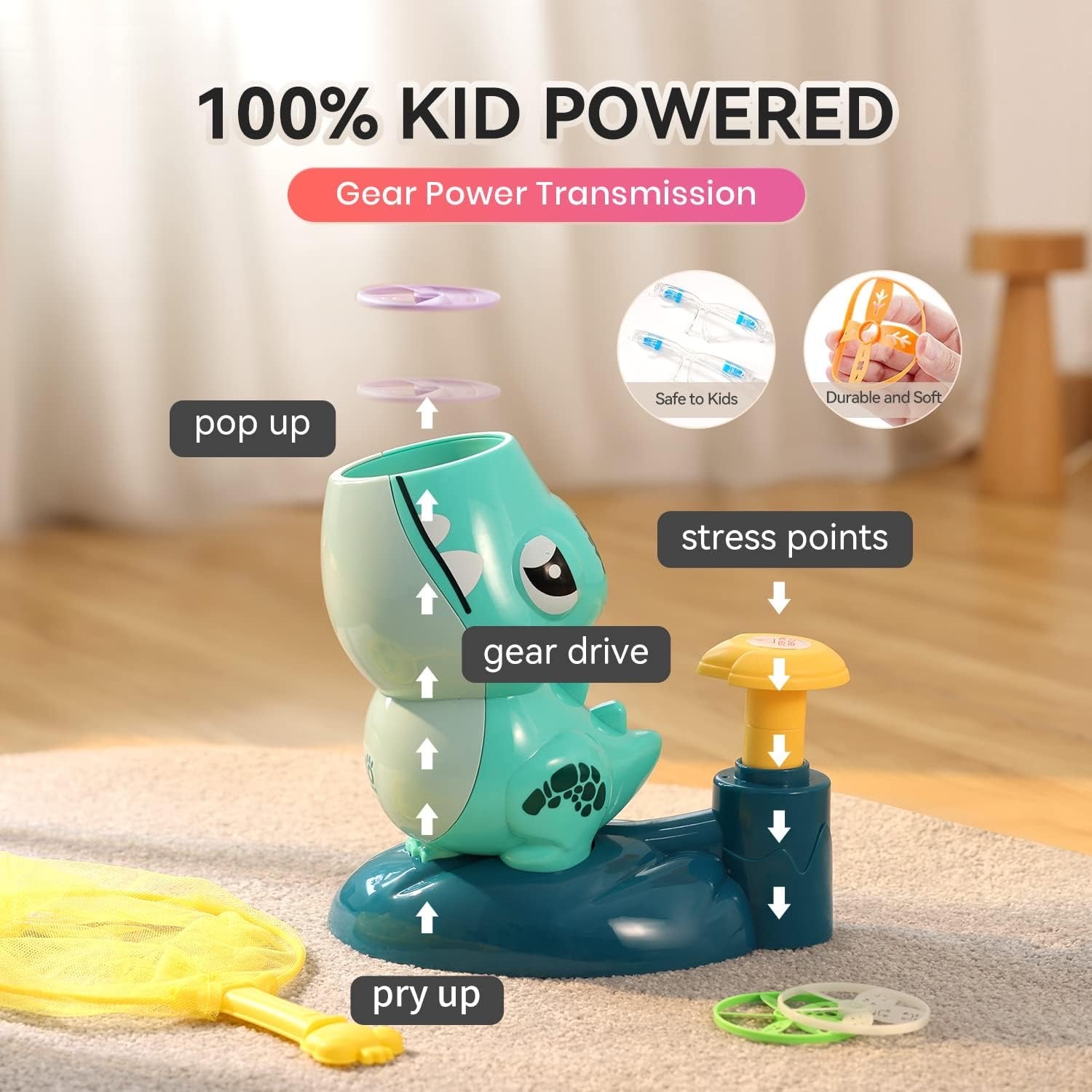 Flying Discs Rocket Launcher - Medaid International