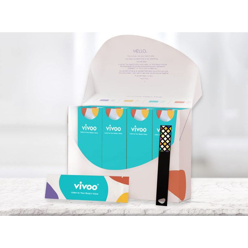 Vivoo - Urine Strips For Keto Test, Calcium, Vitamin C, Proteins, Salinity, Hydration, & More - 48 Tests - Medaid