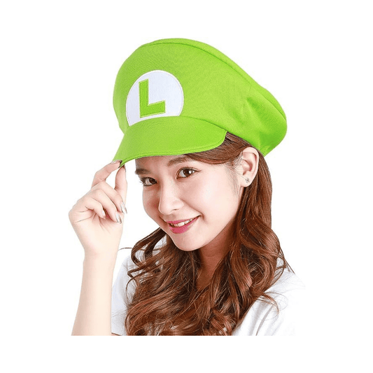 Super Mario Luigi Hat Costume Headwear By Kigurumi - Medaid International
