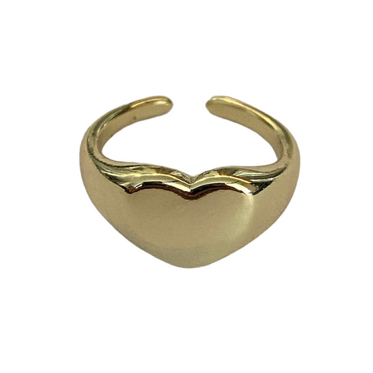 Heart gold ring accessory #4011 - Medaid International