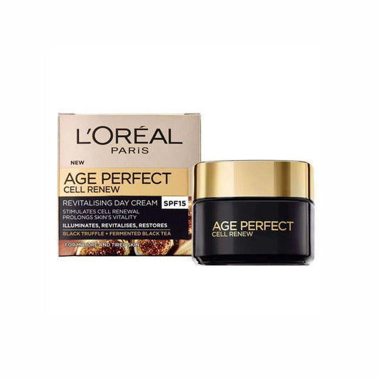 LOREAL Age Perfect Cell Renewal Revatilising Day Cream SPF30 50ML - Medaid International