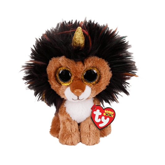 Beanie Boos Lion Ramsey Brown 6.5" Plush - Medaid International