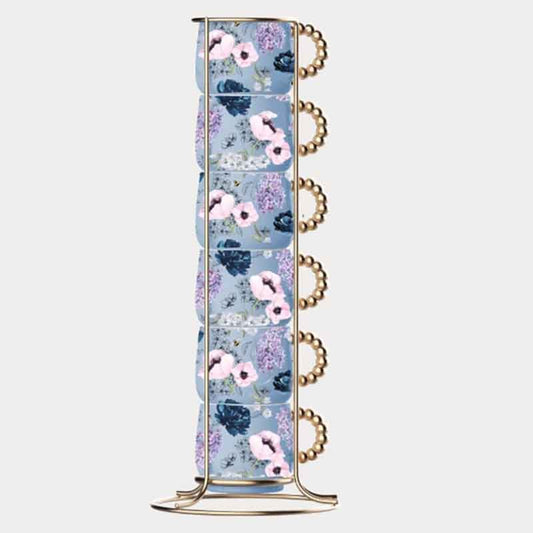 Stackable 6 Pcs cups - Bridgerton Collection - Medaid International