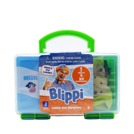 Blippi Deluxe Blind Figure Lunch Box - Green - Medaid International