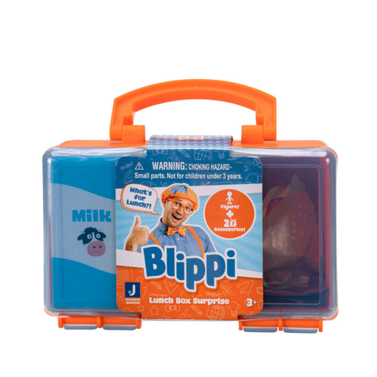 Blippi Deluxe Blind Figure Lunch Box - Orange - Medaid International
