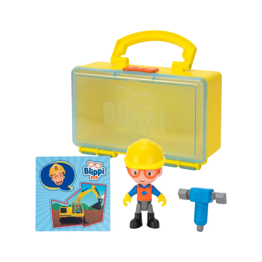 Blippi Deluxe Blind Figure Lunch Box - Yellow - Medaid International
