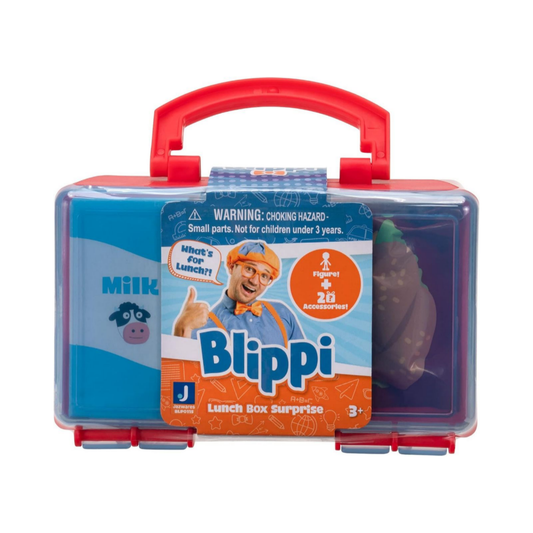Blippi Deluxe Blind Figure Lunch Box - Red - Medaid International