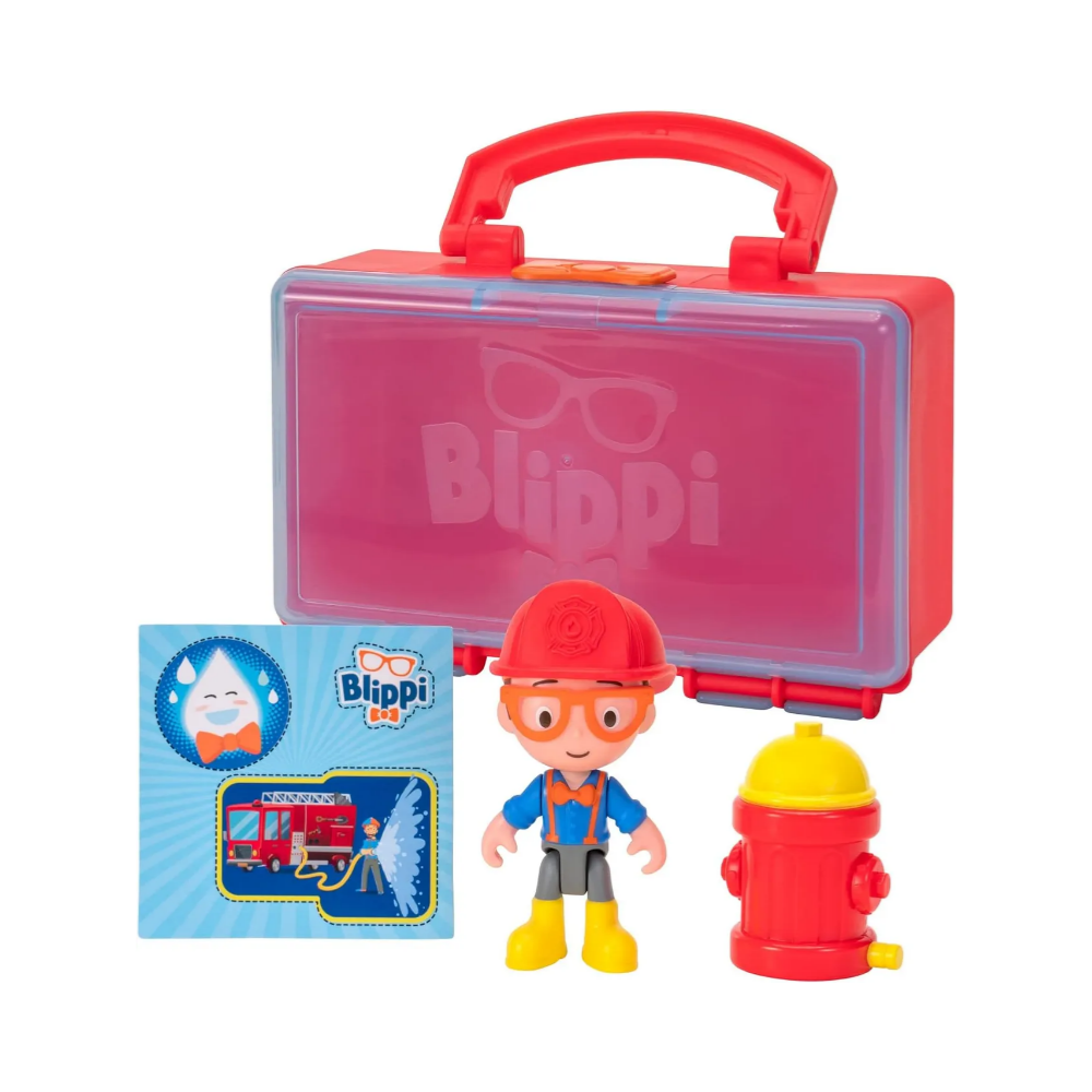 Blippi Deluxe Blind Figure Lunch Box - Red - Medaid International