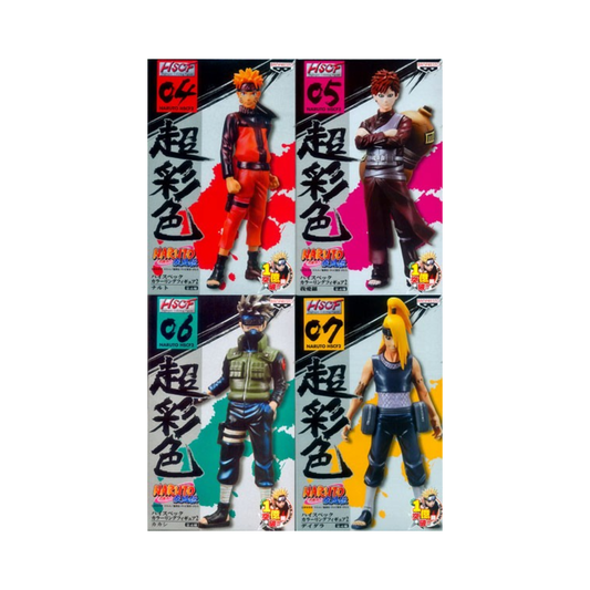 Banpresto HSCF NARUTO Shippuden Figure Set Naruto Gaara Kakashi Deidara PVC F/S - Medaid International