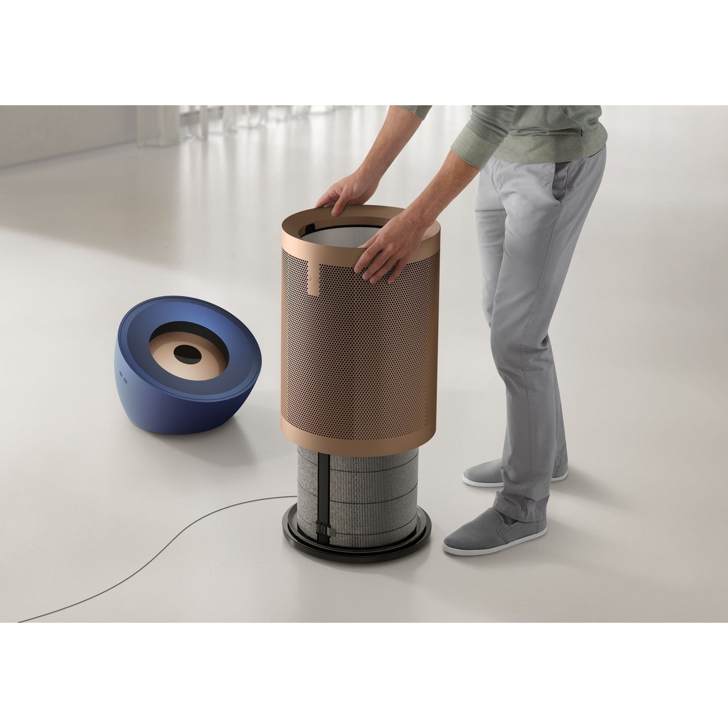 Dyson Purifier Big+Quiet Formaldehyde BP04 (Prussian Blue/Gold) - Medaid International