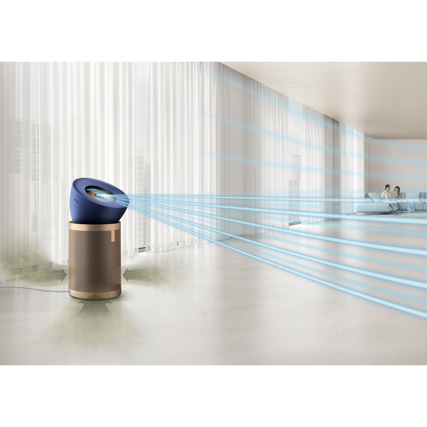 Dyson Purifier Big+Quiet Formaldehyde BP04 (Prussian Blue/Gold) - Medaid International