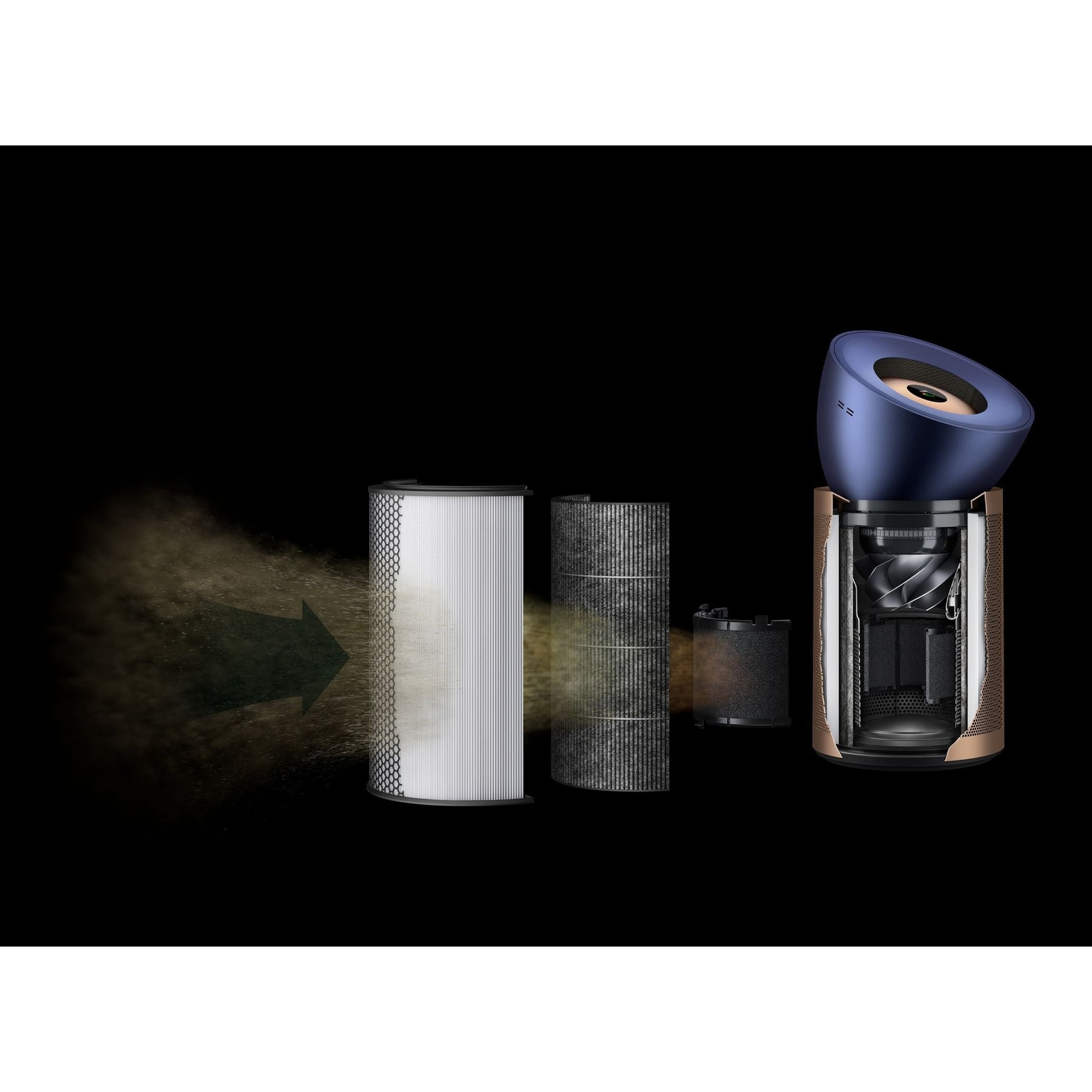 Dyson Purifier Big+Quiet Formaldehyde BP04 (Prussian Blue/Gold) - Medaid International