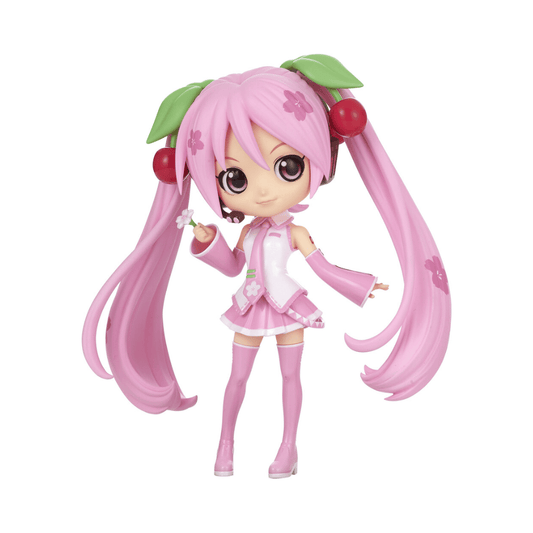 SAKURA Hatsune MIKU A Q posket Figure By Banpresto - Medaid International