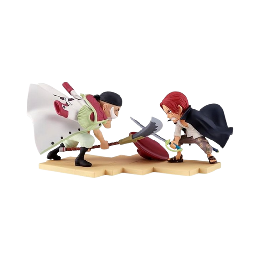 ONE PIECE WORLD COLLECTABLE FIGURE LOG STORIES - EDWARD.NEWGATE VS SHANKS- Figure By Banpresto - Medaid International