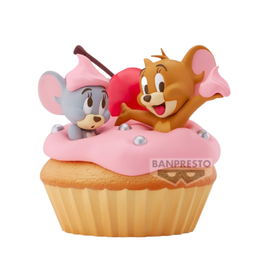 TOM AND JERRY BIG SOFT VINYL -Sweet Cupcake- Figure By Banpresto - Medaid International