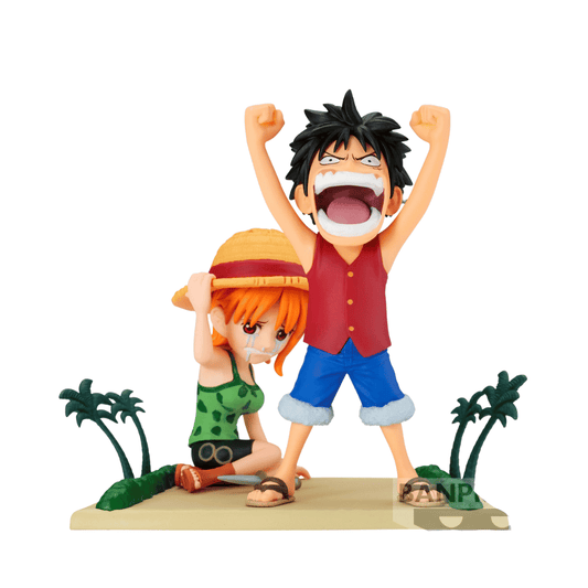 ONE PIECE WORLD COLLECTABLE FIGURE LOG STORIES-MONKEY.D.LUFFY & NAMI- Figure By Banpresto - Medaid International