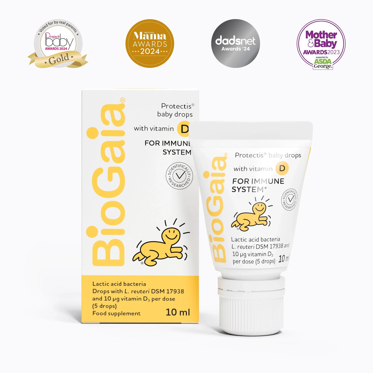 BioGaia - Protectis Baby Drops with Vitamin D 10ml - Medaid International