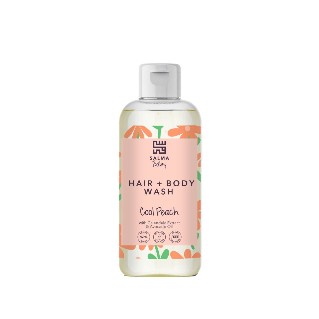 Baby Hair & Body Wash Cool Peach - Medaid International