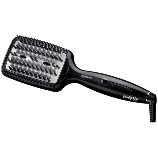 Heated Brush 3D Liss Brush With Ionic Technology - Black - Medaid International