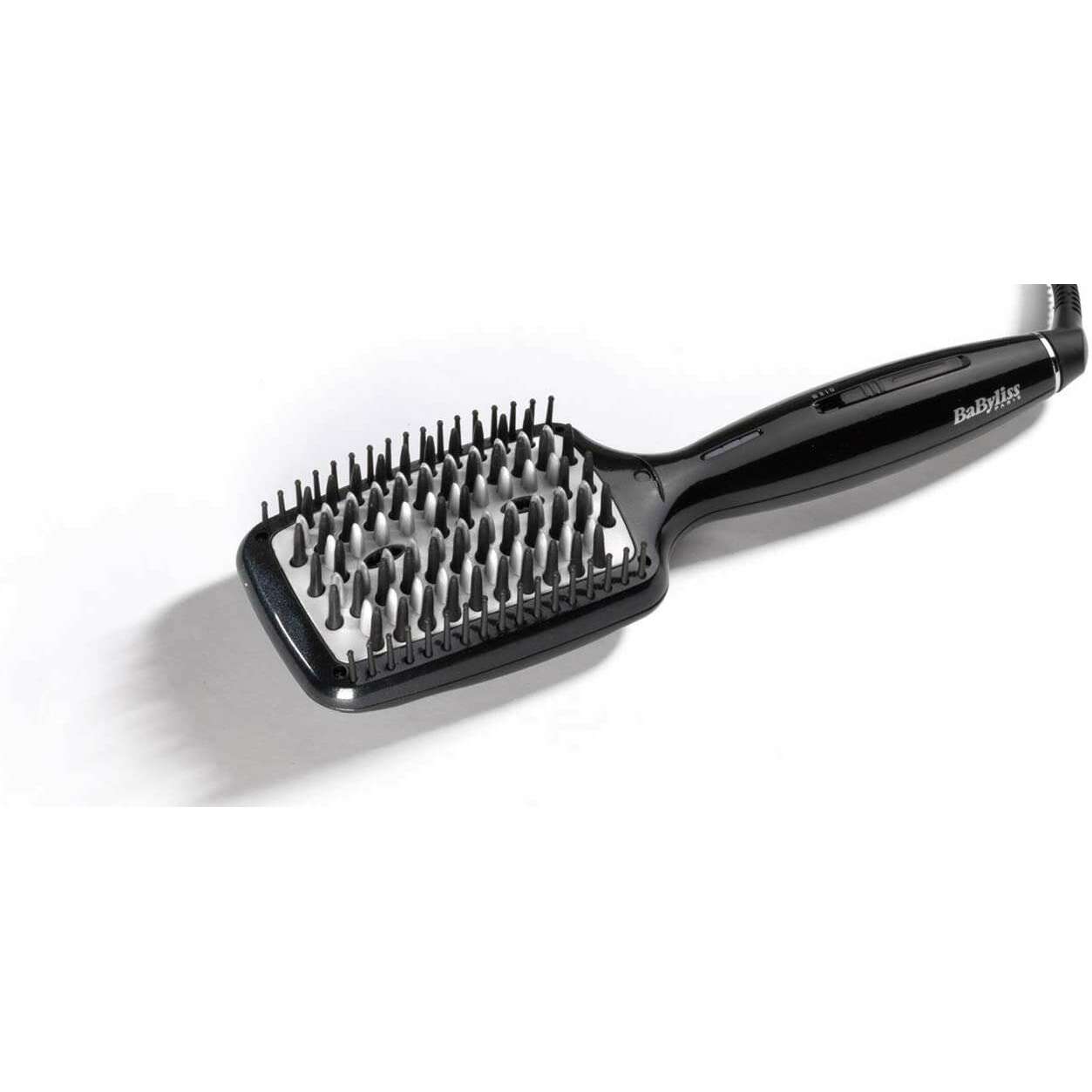 Heated Brush 3D Liss Brush With Ionic Technology - Black - Medaid International