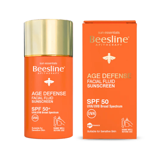 Beesline Age Defense Facial Fluid Sunscreen - SPF 50 - Medaid - Lebanon