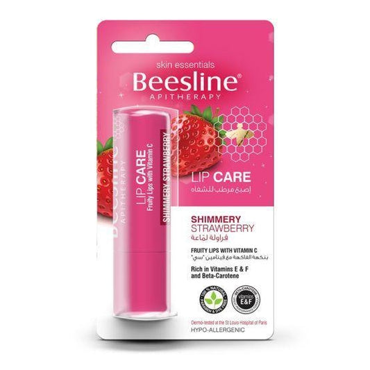 Beesline Lip Care - Shimmery Strawberry - Medaid - Lebanon