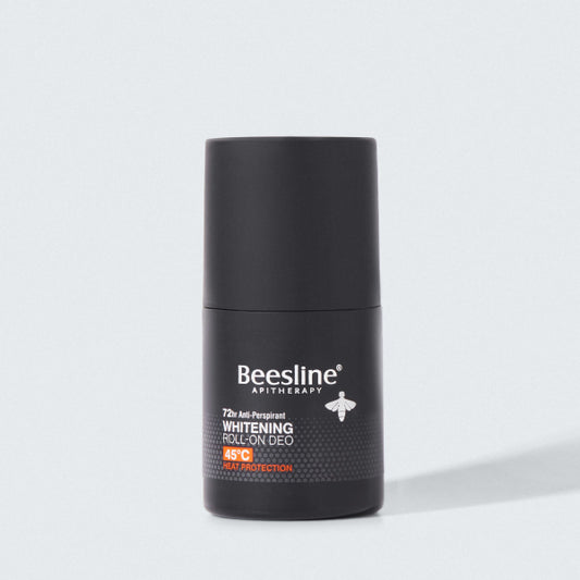 Beesline Whitening Roll-On Deo, Silver Power - 45°C - Heat Protection - Medaid - Lebanon