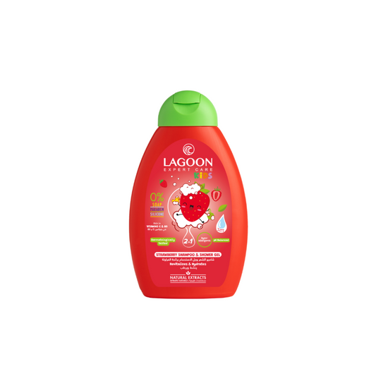 Lagoon Kids 2in1 Strawberry Shampoo & Shower Gel 400ml