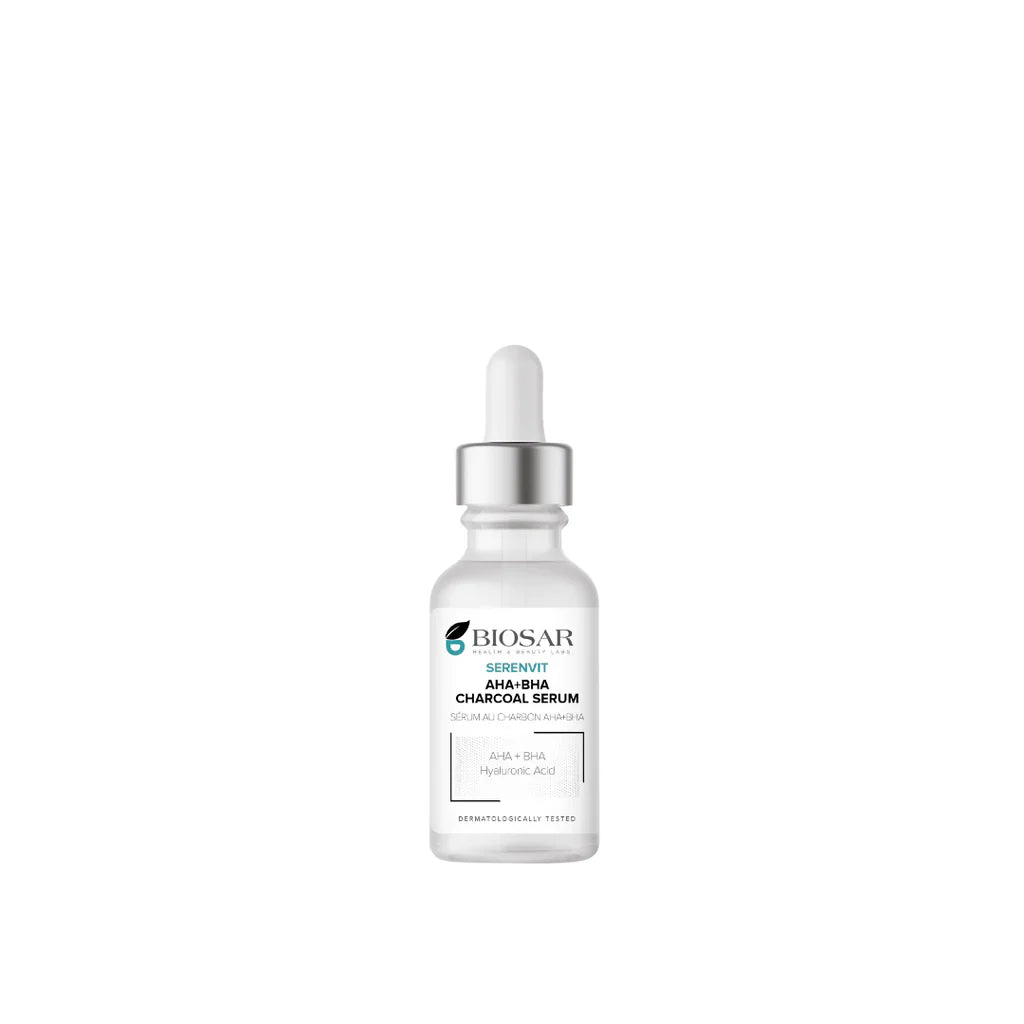 Serenvit AHA BHA Charcoal Serum - Medaid