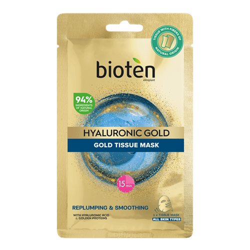 Bioten Hyaluronic Gold- Gold Tissue Mask - Medaid