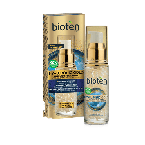 Bioten Hyaluronic Gold Replumping Pearl Serum - 30 ml - Medaid