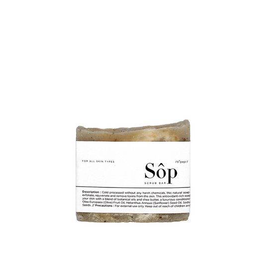 Atelier Beautanique Sop Black Pepper Scrub Bar - Medaid