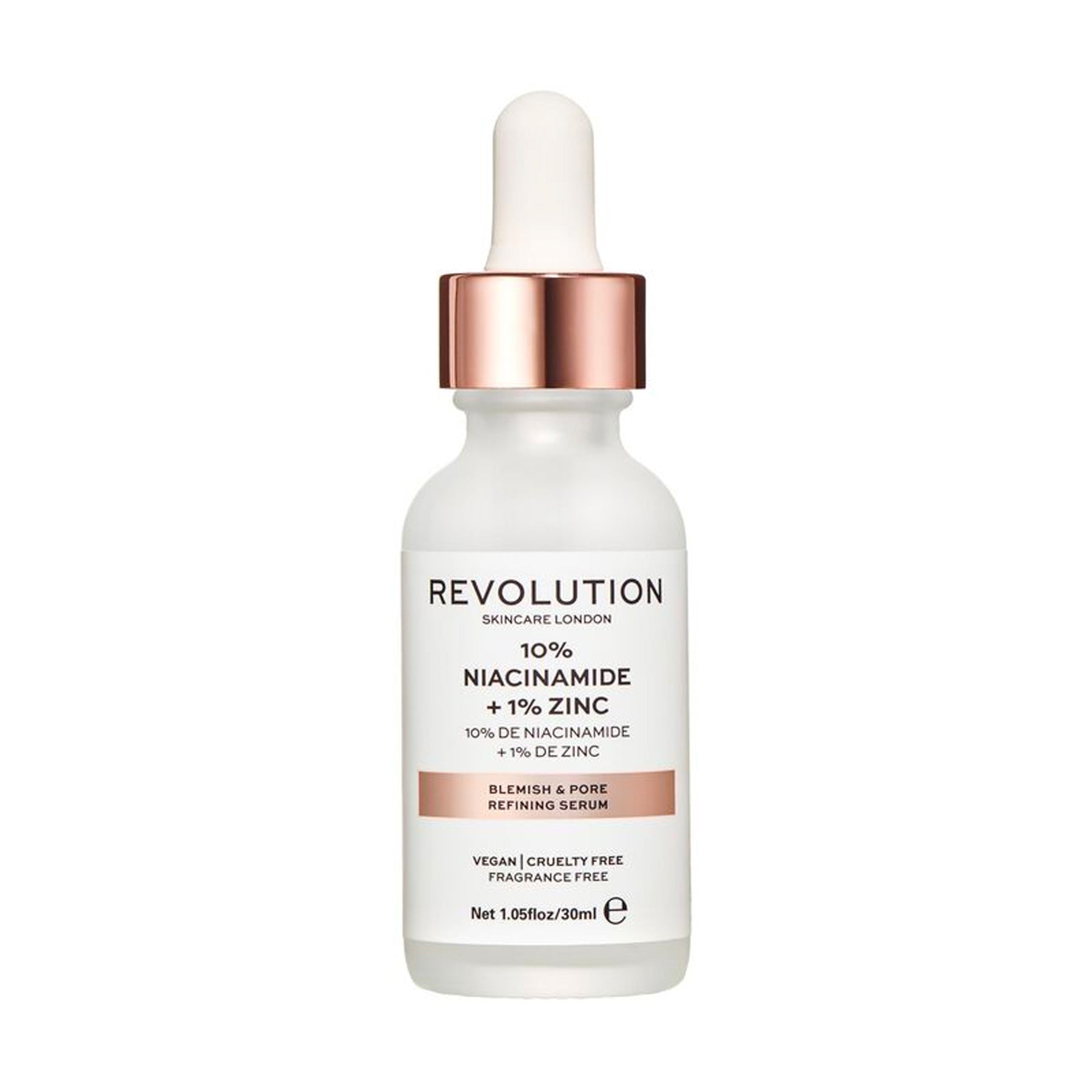 Blemish and Pore Refining Serum - 10% Niacinamide + 1% Zinc - Medaid International