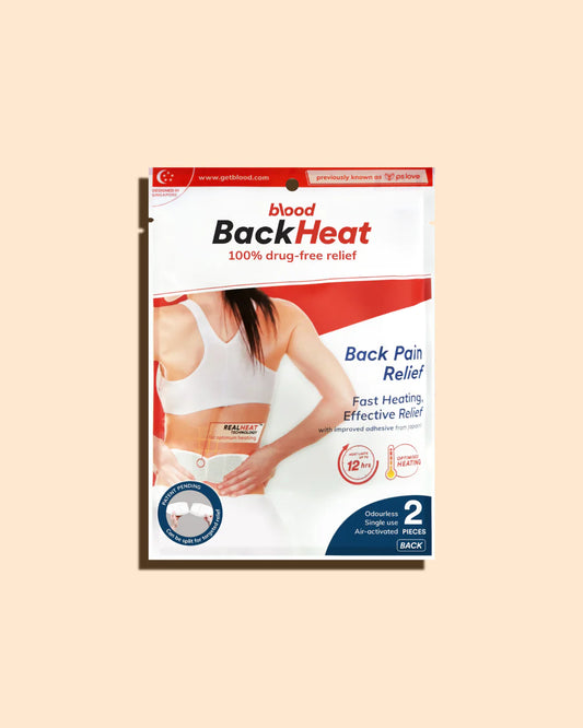 Blood BackHeat back pain relief 2 packs - Medaid - Lebanon