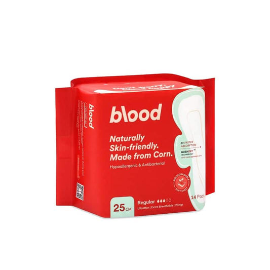 Blood Sanitary Pad Corn regular 25cm - 14 pads - Medaid - Lebanon