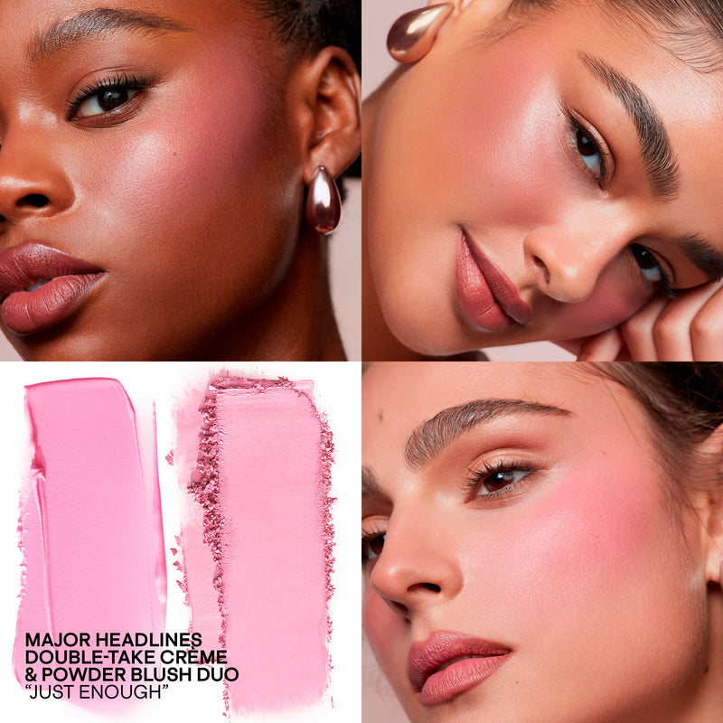 PATRICK TA MAJOR HEADLINES - DOUBLE-TAKE CREME & POWDER BLUSH DUO (JUST ENOUGH) - Medaid - Lebanon