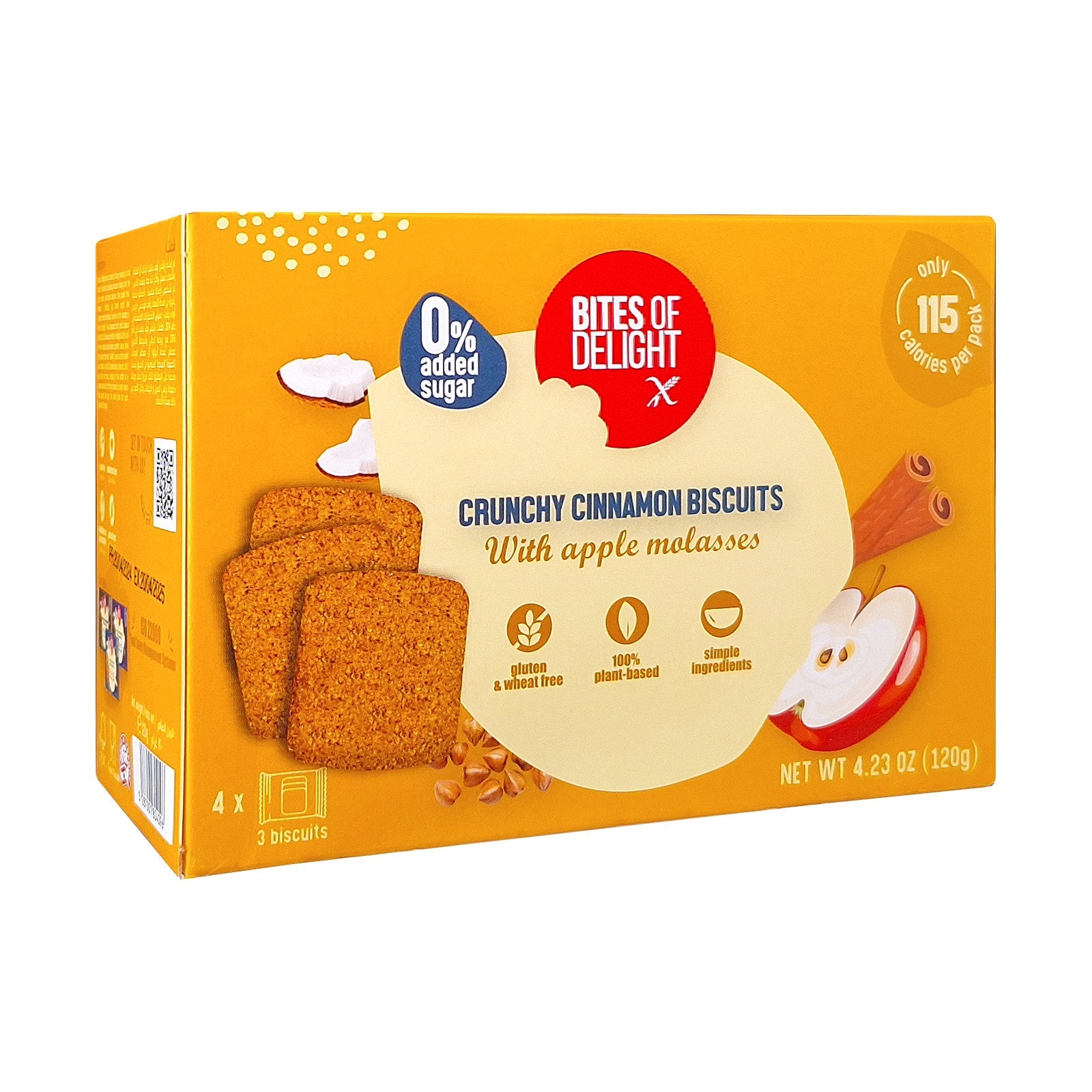 Gluten Free Crunchy Cinnamon Biscuits - Medaid International