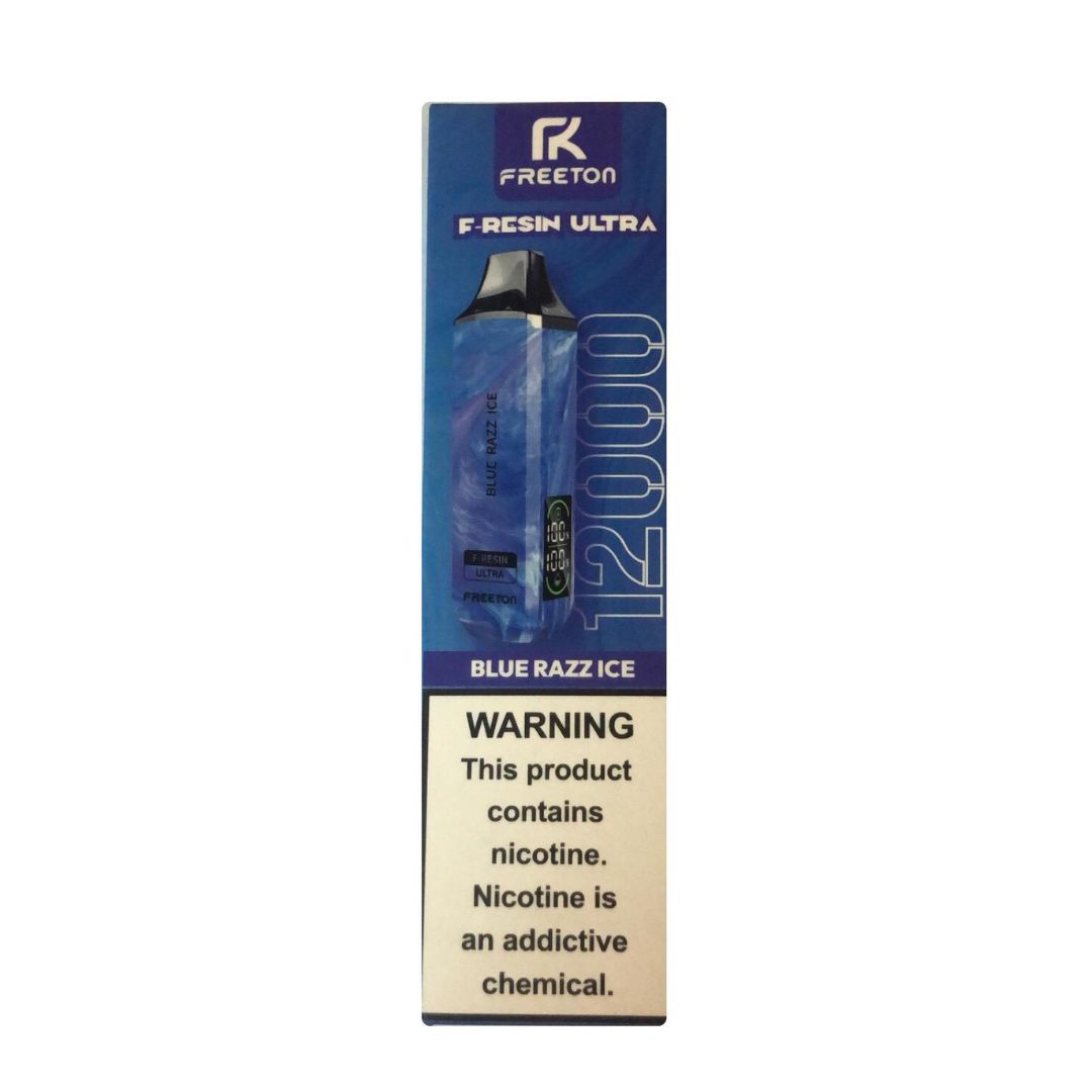 FreeTon F-Resin Ultra - Blue Razz Ice - 12000 Puff - Medaid International