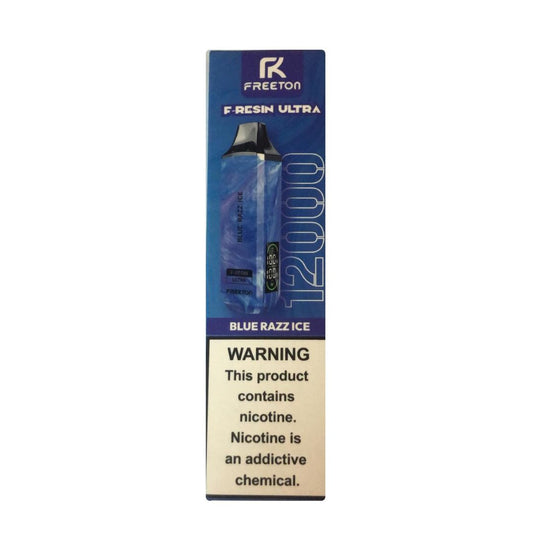 FreeTon F-Resin Ultra - Blue Razz Ice - 12000 Puff - Medaid International