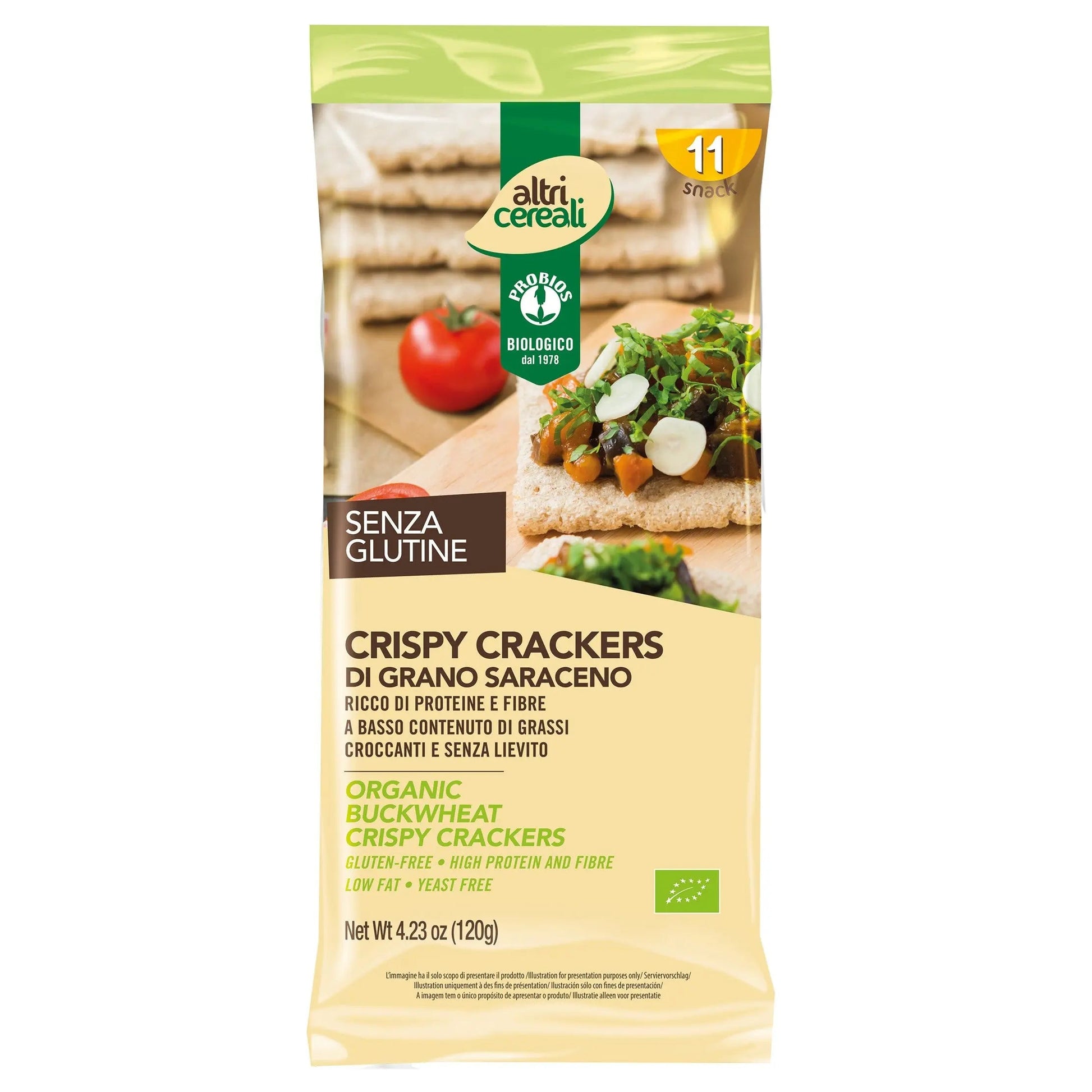 Organic Buckwheat Crispy Crackers - Medaid International