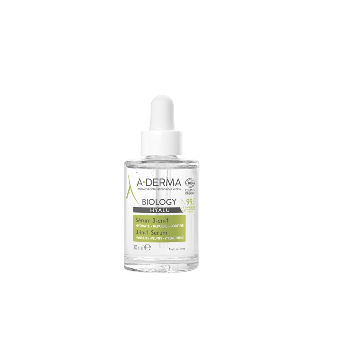 A-Derma Biology Hyalu Serum 3 in 1 - Medaid - Lebanon