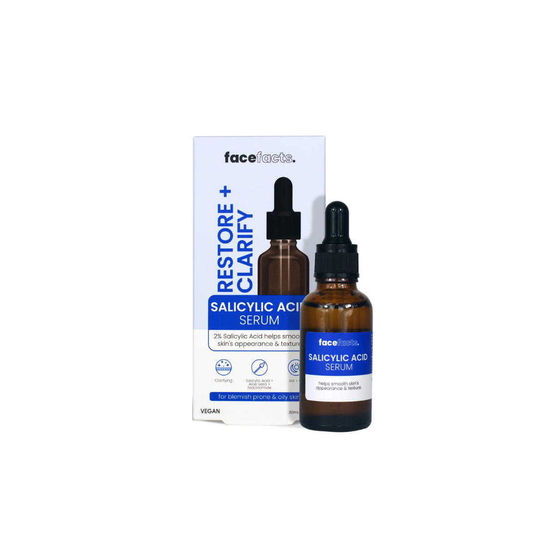 Face Facts 2% Salicylic Acid Facial Serum 30ml - Medaid