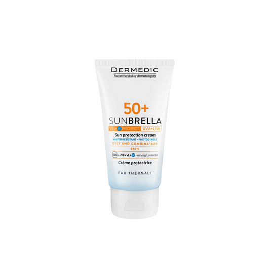 Dermedic Sunbrella Spf 50 +Sun Protection Cream Oily And Combination Skin 50ml - Medaid - Lebanon